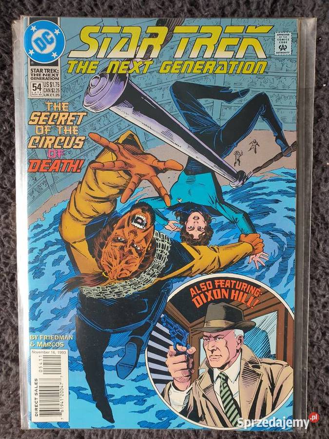Star Trek The Next Generation 3 komiksy DC USA Rok wydania 1993 Gdynia
