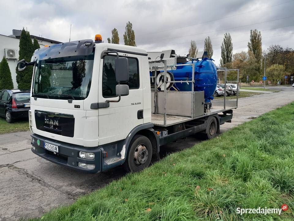 Samochód auto pojazd asenizacyjny Man TGL 8210 2930kg Ostrów Wielkopolski