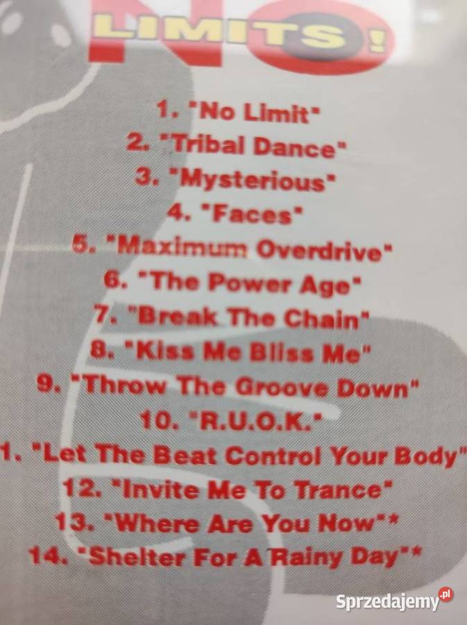 2 Unlimited No Limits 1993 płyta cd świętokrzyskie Kielce