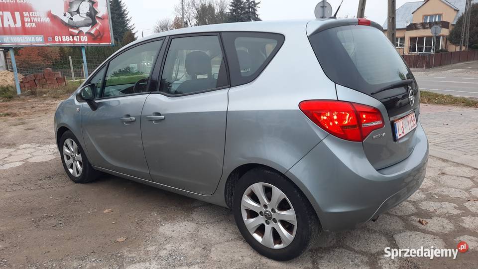 Opel Meriva 14 Turbo Edition 2013 r Klima Alu elektryczne lusterka lubelskie Kraśnik