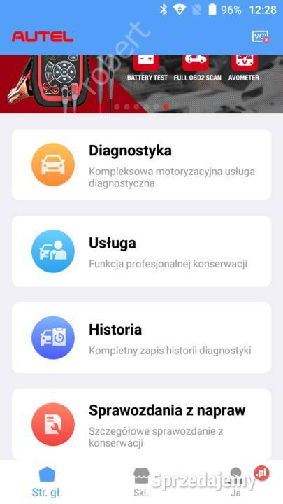 Interfejs Autel AP200 Smartfon Tablet