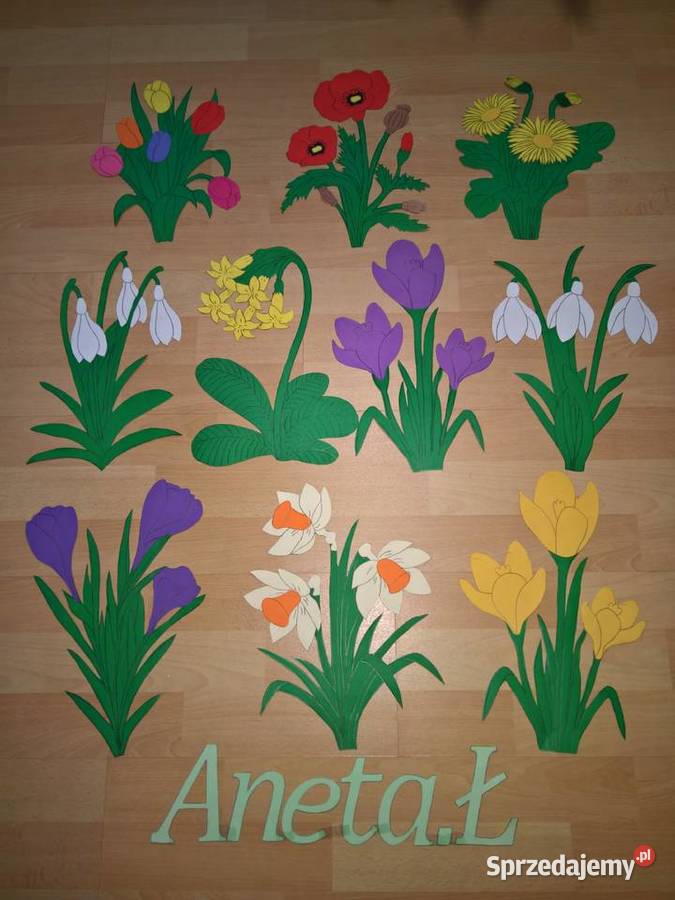 Dekoracje wiosenno letnie kwiaty z brystolu lubelskie Ryki