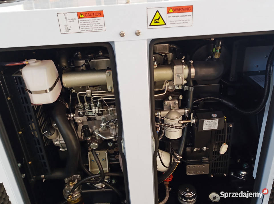 Agregat prądotwórczy BAUER GFS12 kW 15 kVA AVR nie Łojowice