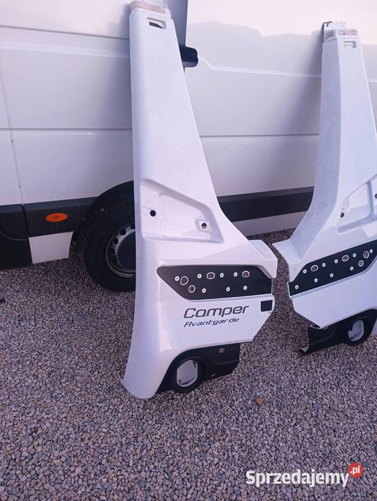 Dethleffs narożnik tył przyczepa kempingowa Odrowążek