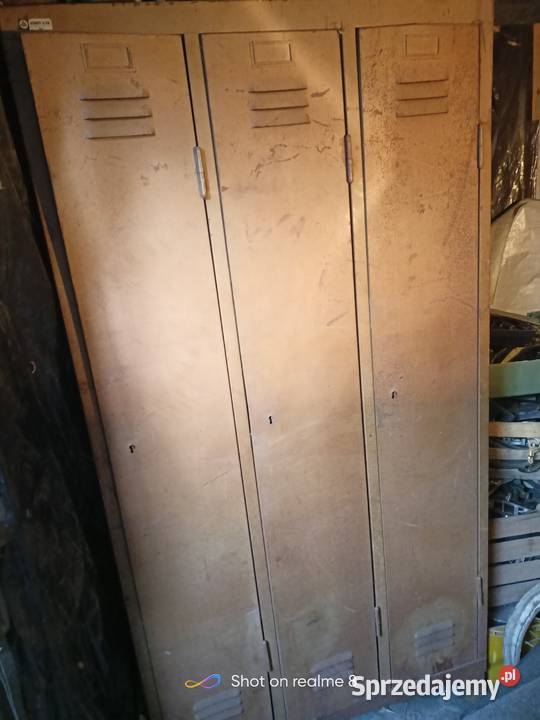 Szafka metalowa potrójna ubraniowa warsztatowa Pojemniki warsztatowe świętokrzyskie Skarżysko-Kamienna