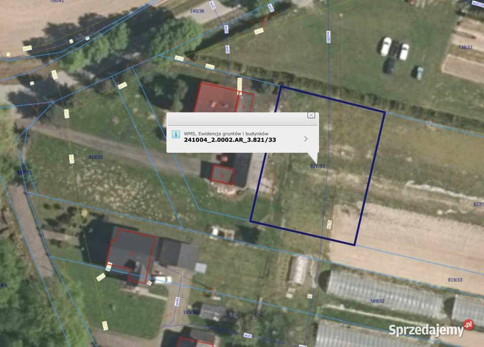 DZIAŁKA BUDOWLANA 1037m2 Wszystkie MEDIA z SUPER Golasowice sprzedam