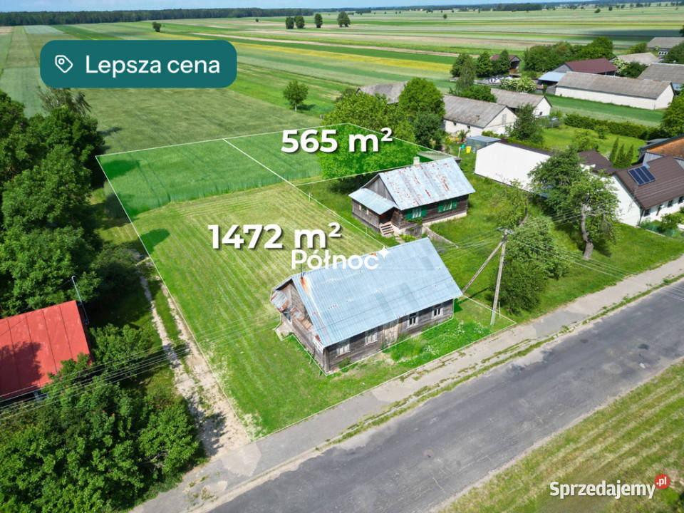 Stary dom 2 działki 20 arów 130 000 Rokitno