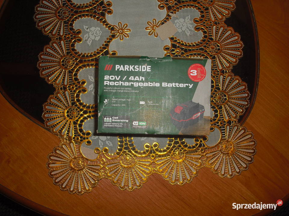 Sprzedam nowe baterie Parkside 20v 2a20v4a