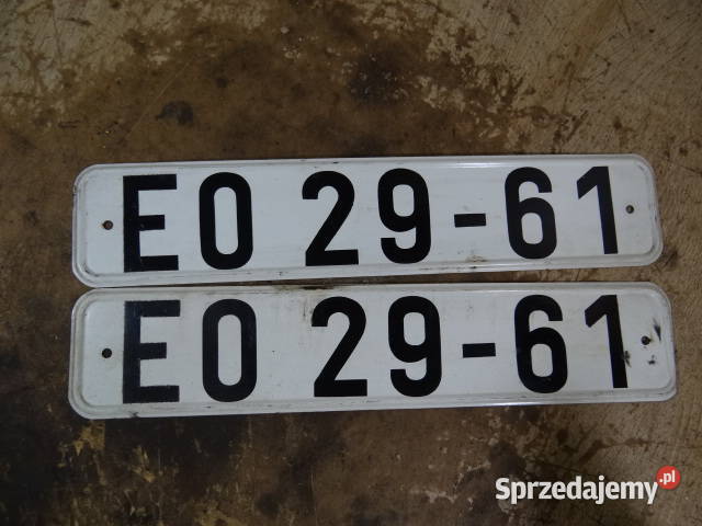 blachy rejestracje Trabant Wartburg IFA org DDR Pozostałe Żary sprzedam