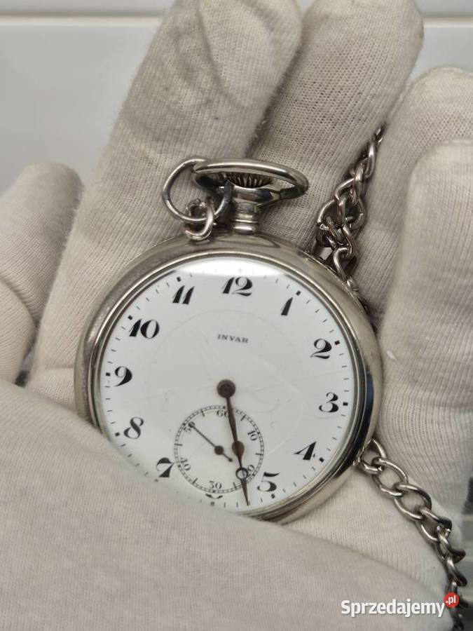 Rzadki zegarek kieszonkowy Invar SWISS Męskie Chorzów sprzedam