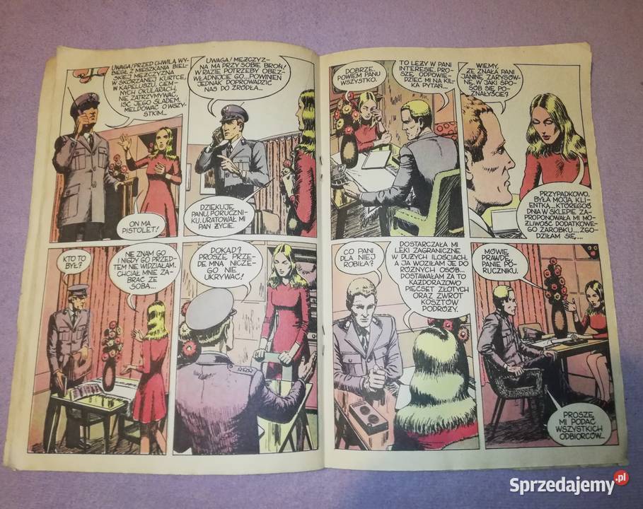 Kapitan Żbik komiks z epoki PRL mazowieckie Warszawa