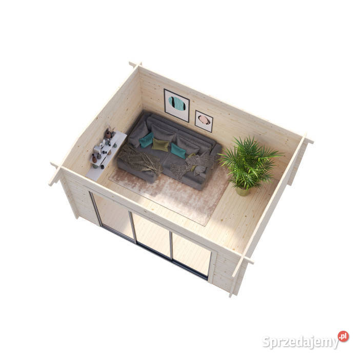 Drewniany domek ogrodowy Ines SLIDE 111 m2