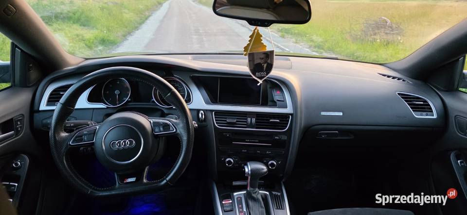 Audi a5 20 tdi Quattro sline radardaytona grey komputer pokładowy