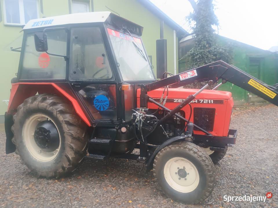 Zetor 7211 z ładowaczem czołowym Zaczep górny świętokrzyskie