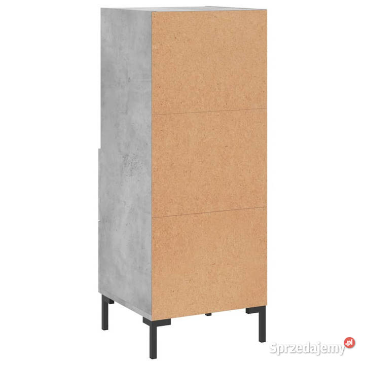 Szafka szarość betonu 345x34x90 materiał Warszawa