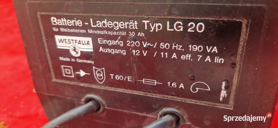 vw T3 westfalia prostownik LG20 sprawny Łódź