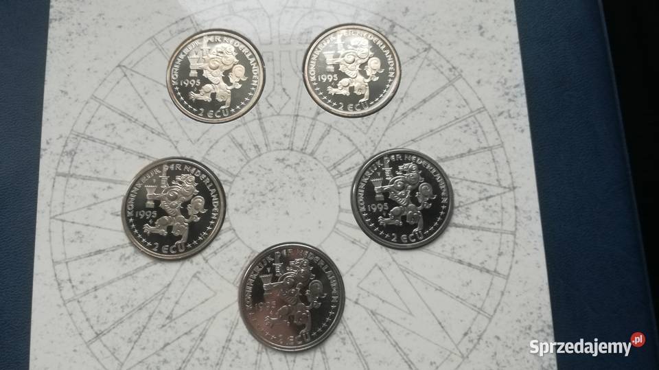 Holandia 5 x 2 ecu Amsterdam Sail 95 śląskie