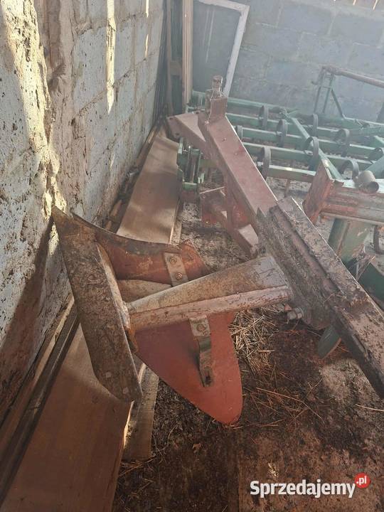 Pług 3 skiby 1 z przystawka Grudziądz oryginał nieuszkodzony Gułów