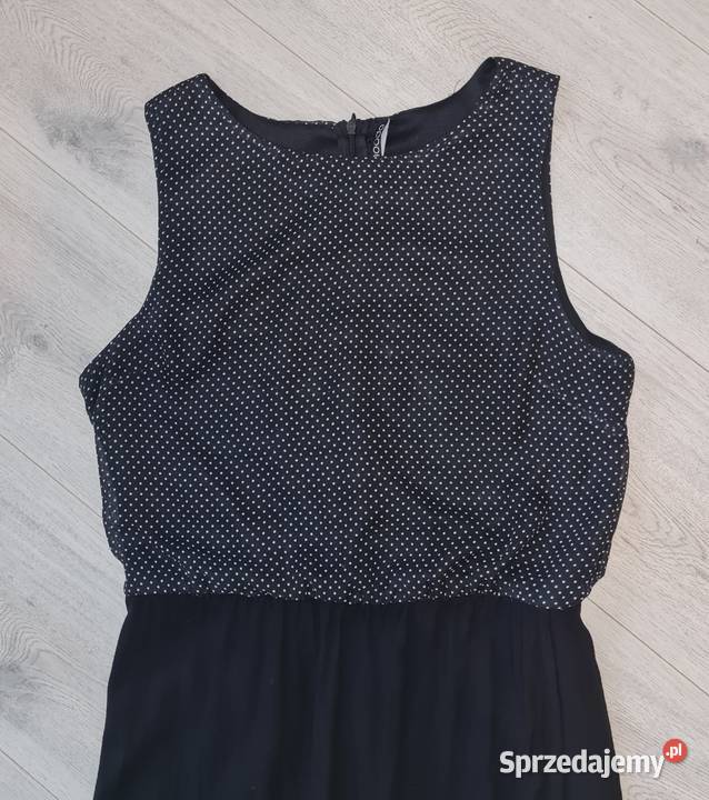 Sukienka damska czerń groszki 38M łódzkie Łódź sprzedam