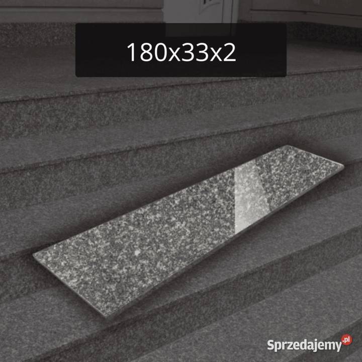 Stopień granitowy Brąz Królewski G664 polerowana Tczew