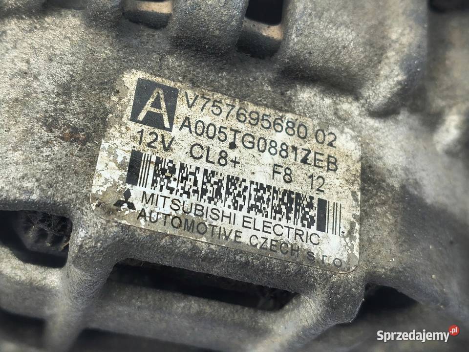 ALTERNATOR Peugeot 207 308 Mini R56 14 16 VTi Układ elektryczny silnika Chełm sprzedam
