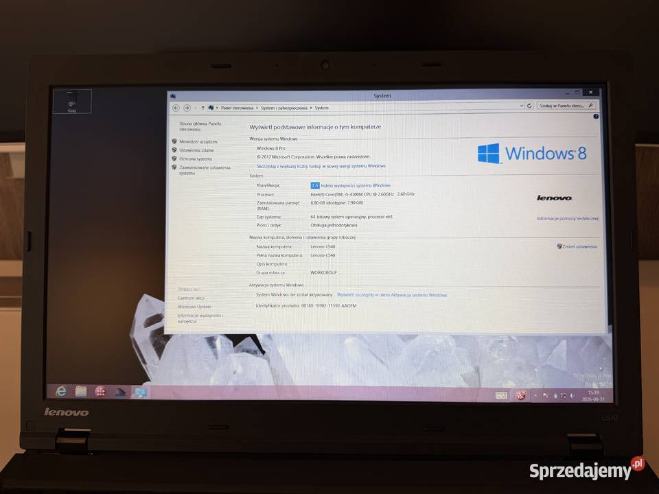 Lenovo ThinkPad L540 i54300M 8GB SSD 120GB FV 23 Wrocław