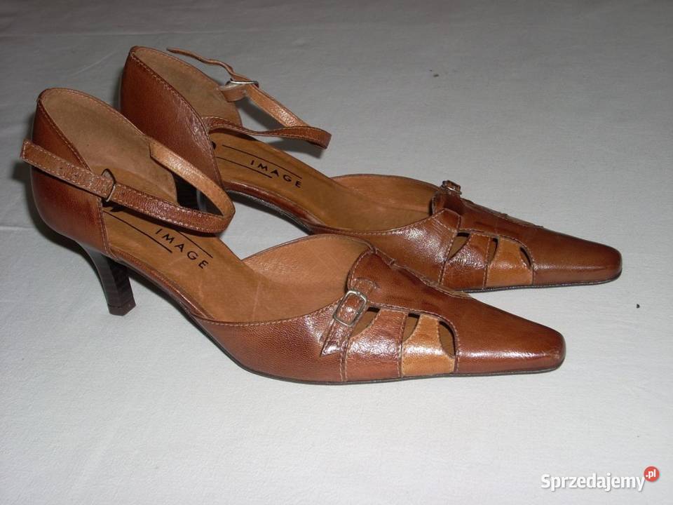 BUTS IMAGE Buty NOWE Skóra Szpilki 37 vintage Nowy Sącz