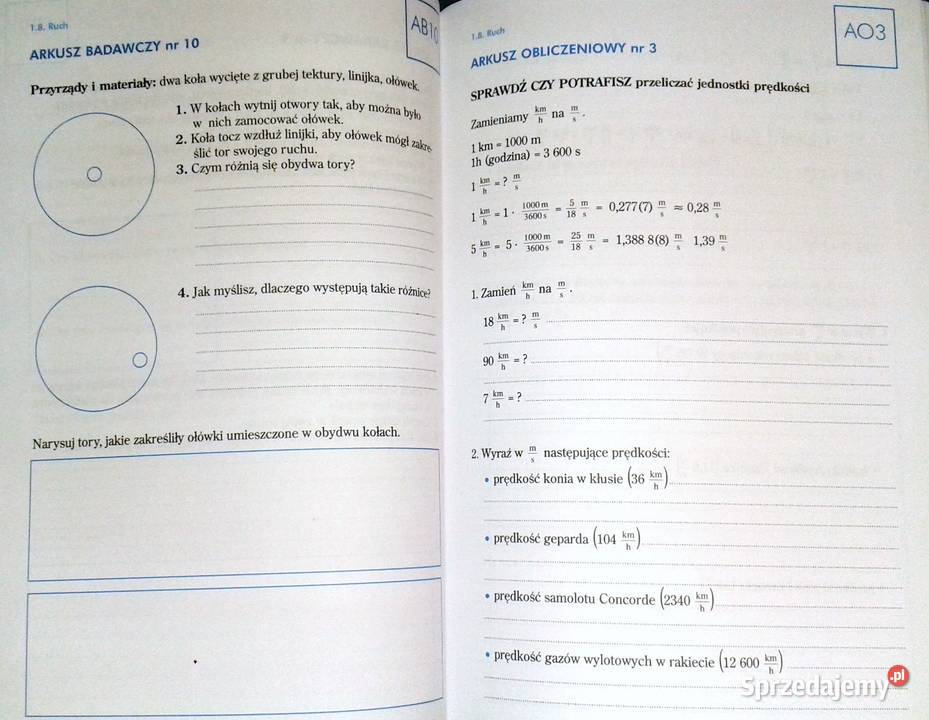 Ciekawa fizyka Cz 1 Dziennik badawczy ucznia Chełm sprzedam