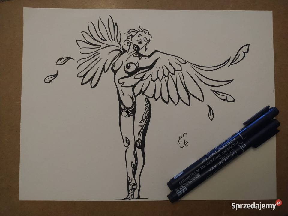 Rysunek skrzydlata 3 cienk blok t A3 250 gm Warszawa
