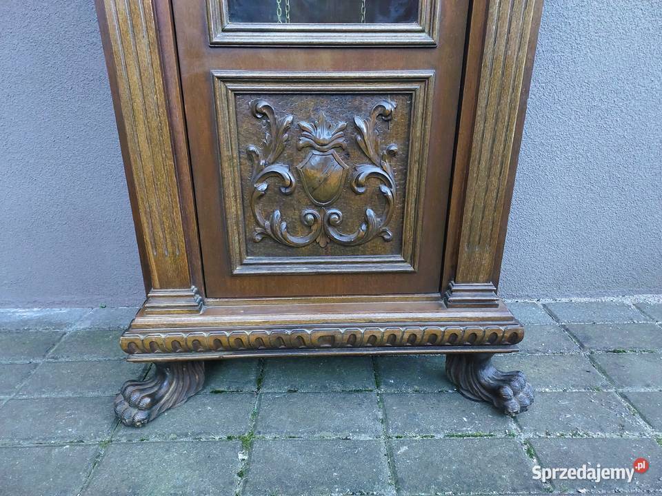 137 Stary zegar podłogowy Urgos kwadransowy Tczew