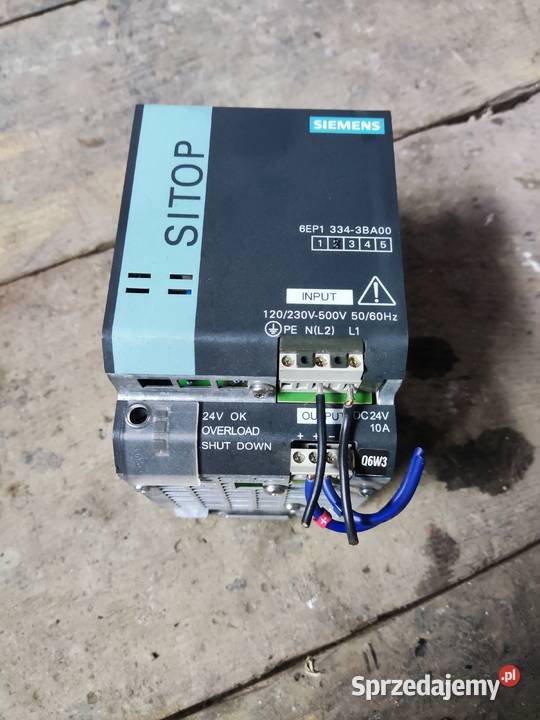 Zasilacz 24V 10A Siemens SITOP 6EP1 3343BA00 Libusza