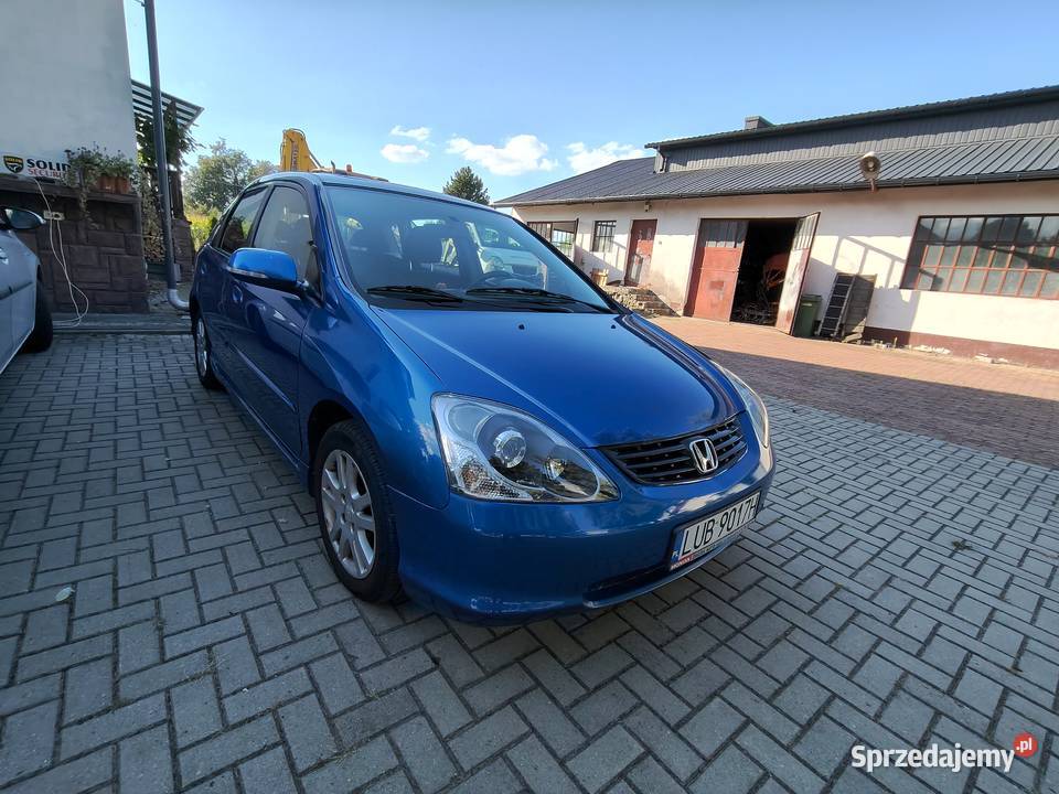 Honda Civic VII 16 VTEC LPG 5 drzwi benzyna+LPG Civic Bełżyce sprzedam