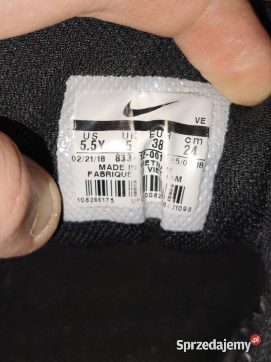 czarne buty Nike Air Obuwie sportowe mazowieckie Legionowo