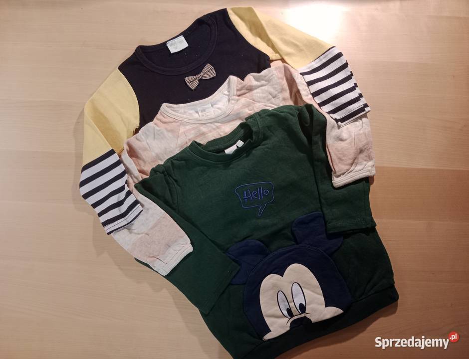 Bluzki zestaw rozmiar 98 wielkopolskie sprzedam