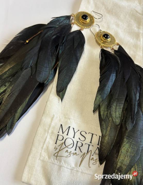 Kolczyki pióra Mystic Portal kujawsko-pomorskie Bydgoszcz