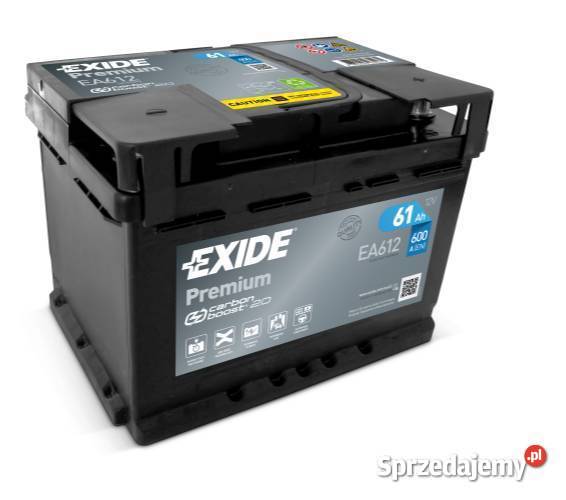 Akumulator Exide Premium 61Ah 600A PRAWY PLUS