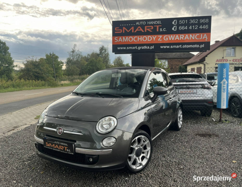 Fiat 500 CABRIOLET 12 Benzyna Klima Bezwypadek I system Start-Stop Rydułtowy