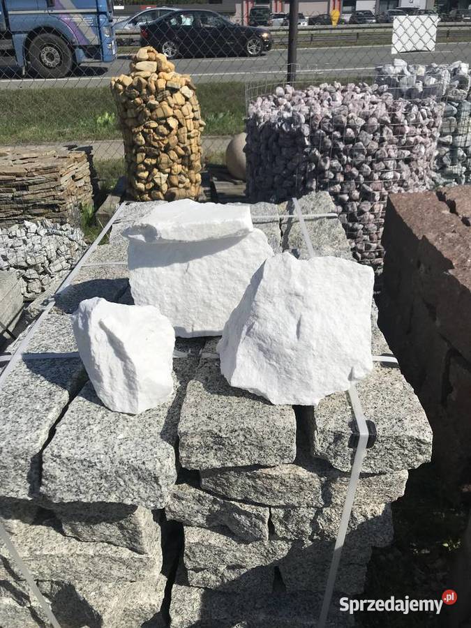 Śnieżnobiały Kamień Thassos Skała do Ogrodu