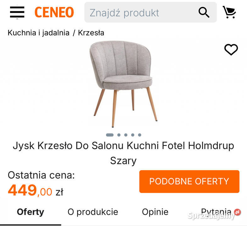 Fotel Holmdrup JYSK sprzedam