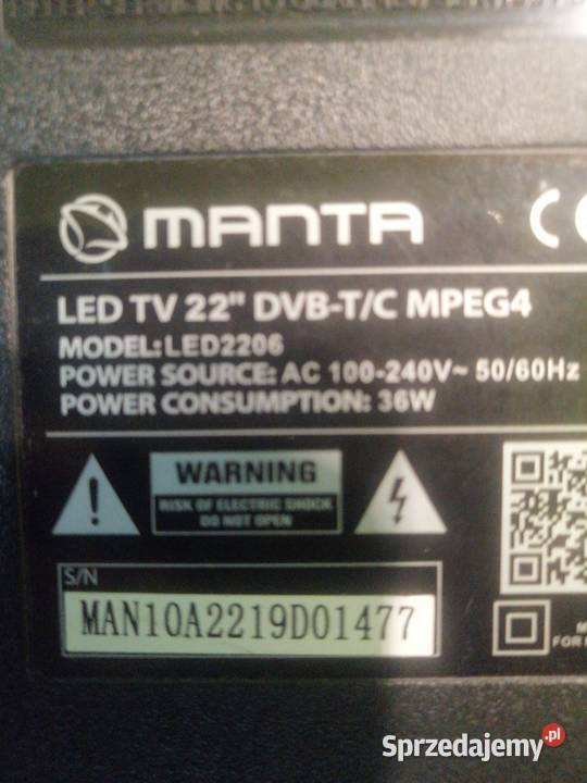 Telewizor LED 22 cale Manta LED2206 Krzeszowice