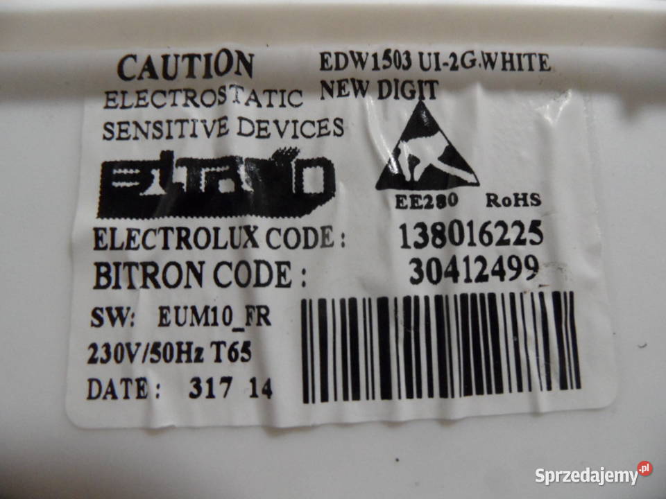 panel sterujacy zmywarki electrolux ESL4560RO Radlin