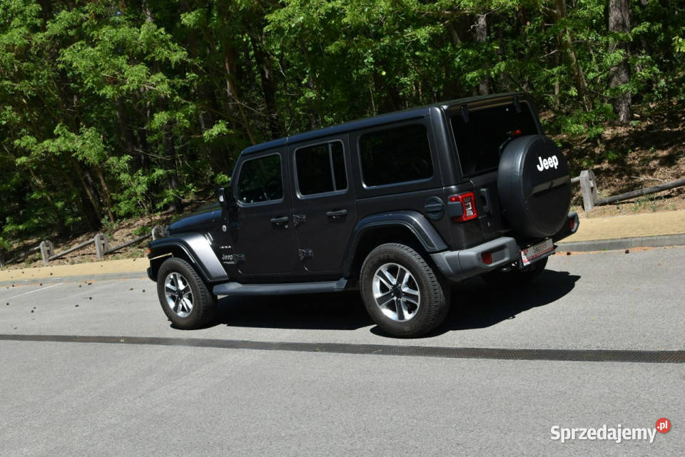 Jeep Wrangler UNLIMITED Sahara 20 272 2019r 4x4 elektryczne lusterka Kampinos