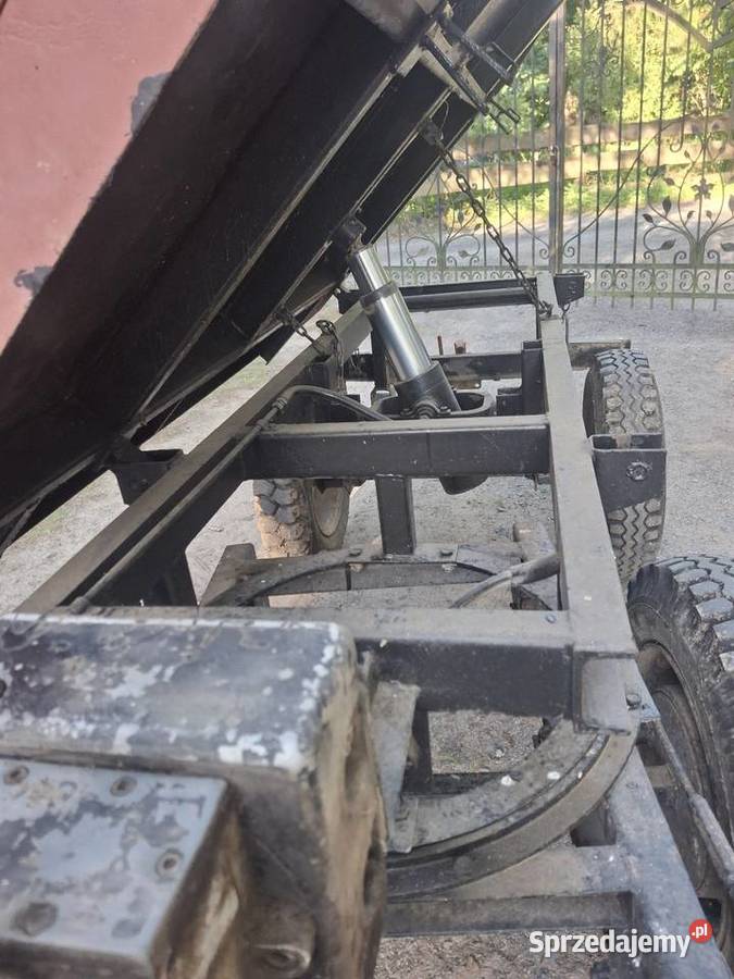 Przyczepka Multicar 3stronny wywrot hydrauliczny