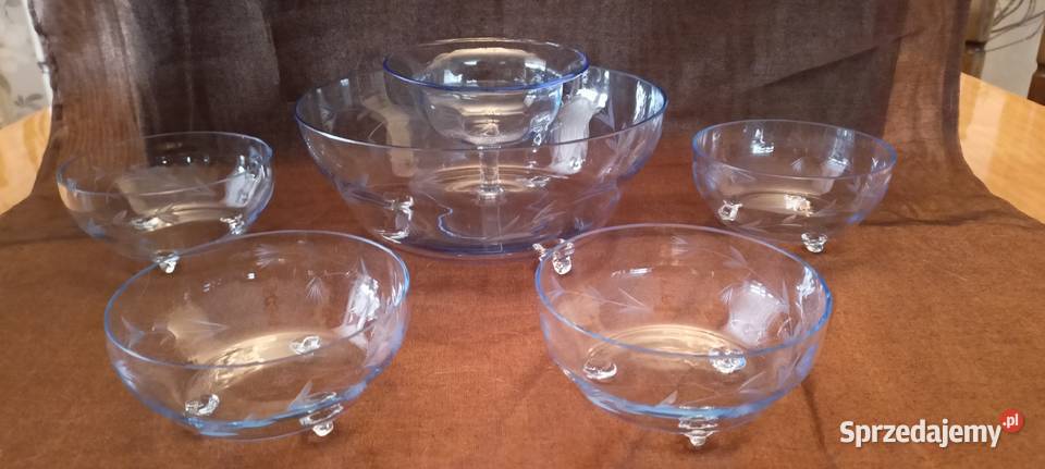 Komplet do deserów szlifowany Porcelana i szkło Porcelana i szkło Mikołów