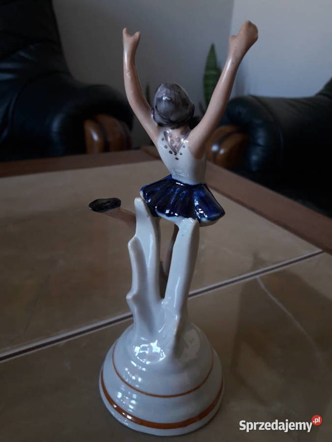 Porcelanowa baletnica w stylu art deco Zygmunt Janów Lubelski