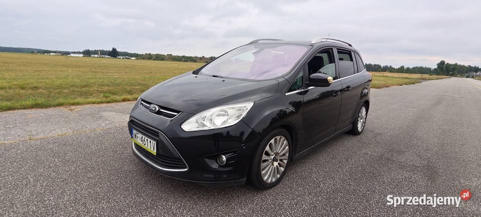 Ford Grand C 7 osobowy czarny wielkopolskie Piła