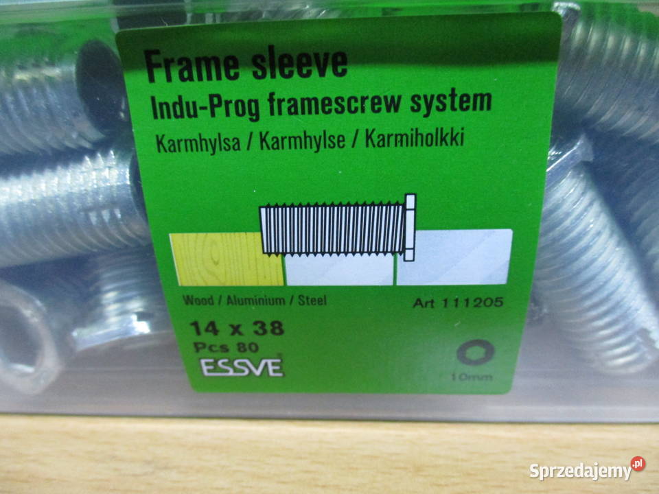 Essve tuleja ościeżnicowa 14x38 14x28 ocynk Mogilno sprzedam
