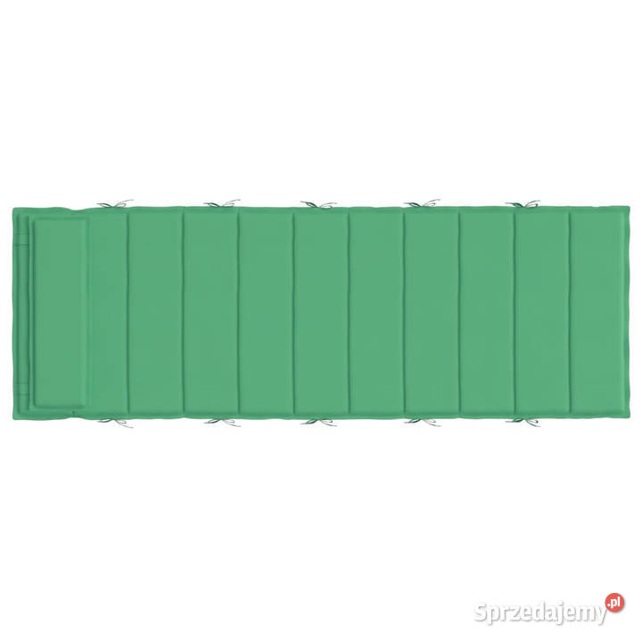 Poduszka na leżak zielona 180x60x3 tkanina