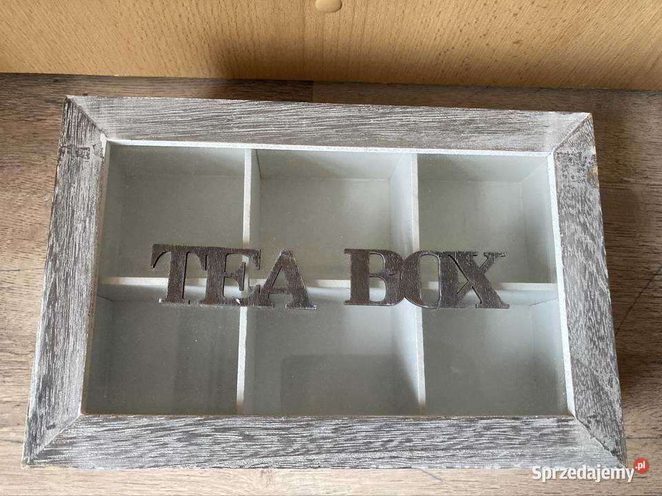 Pudełko organizer pojemnik na herbatę mazowieckie Warszawa