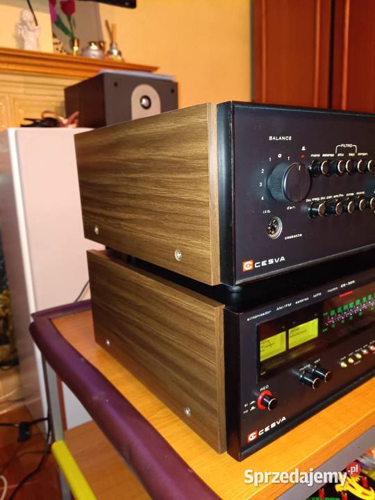 Unikatowy ZESTAW VINTAGE wzmacniacz CESVA C3030 Mielec sprzedam